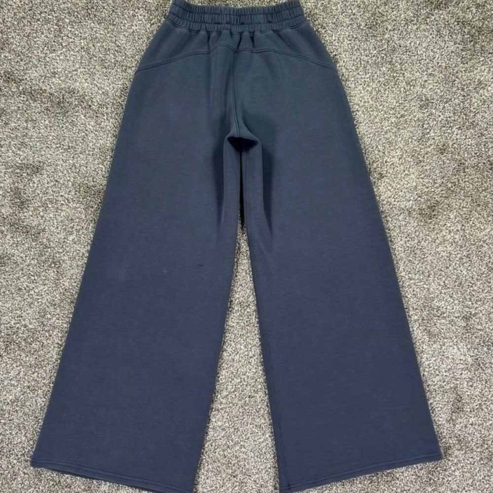 SPANX Air Essentials Wide Leg Full Length Classic Navy Drawstring, Petite 2X